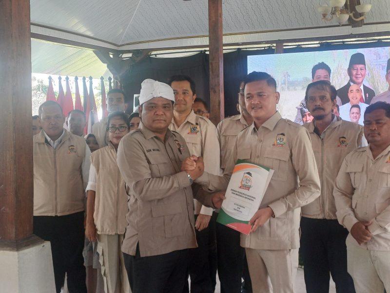 Dewan Pengurus Wilayah (DPW) Tani Merdeka Indonesia Provinsi Bali resmi dilantik oleh Ketua DPP Tani Merdeka Indonesia Don Muzakkir di Taman Jepun, Denpasar, 10 Agustus 2025.