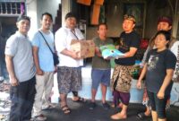 Penyerahan Bantuan Sembako kepada warga Tegal Kertha, Denpasar Barat yang rumah terbakar, 28 Agustus 2025 oleh DPD Gerindra Provinsi Bali. 