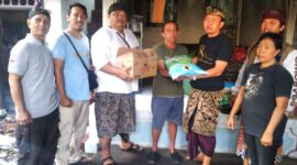 Penyerahan Bantuan Sembako kepada warga Tegal Kertha, Denpasar Barat yang rumah terbakar, 28 Agustus 2025 oleh DPD Gerindra Provinsi Bali. 