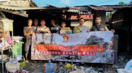 Gerindra Peduli salurakan bantuan kepada korban terdampak banjir Denpasar, 12 September 2025. 