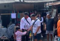 Gerindra menyalurkan bantuan alat-alat kebutuhan sekolah kepada anak-anak di Br. Tegal Sari, Desa Tegal Harum, 15 September 2025.