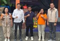 Anggota DPRD Bali dari Fraksi Gerindra, Zulfikar, pada Selasa, 16 September 2025, melakukan koordinasi dengan Badan Penanggulangan Bencana Daerah (BPBD) Bali di Kantor BPBD Bali, Panjer, Denpasar Selatan. © Okedaily Bali 