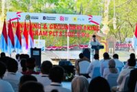 Presiden Prabowo Subianto saat peluncuran PLTS 100 GWp di Gilimanuk, 25 Agustus 2026. ®okedailybali [Foto: Istimewa]