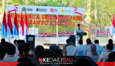 Presiden Prabowo Subianto saat peluncuran PLTS 100 GWp di Gilimanuk, 25 Agustus 2026. ®okedailybali [Foto: Istimewa]