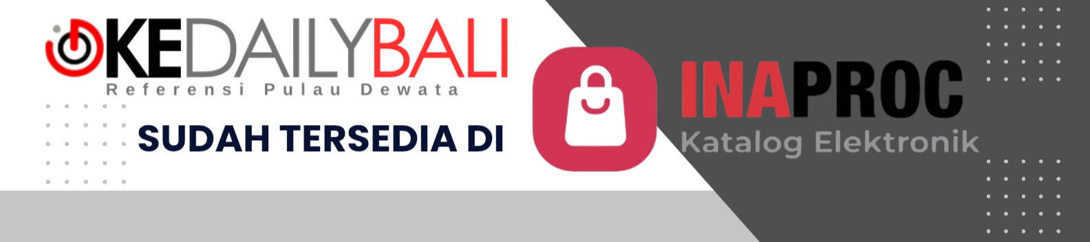 Spanduk ekatalog Okedaily Bali