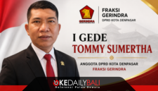 I Gede Tommy Sumertha Anggota DPRD Kota Denpasar Fraksi Gerindra. 
