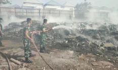 Kebakaran Hebat di Sunset Road Bali, Api Melalap Gudang Rongsokan hingga Permukiman