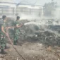 Kebakaran hebat melanda kawasan Jalan Nakula, Gang Jatayu, Desa Pemecutan Kelod, Denpasar Barat, Bali, yang berada di perbatasan Denpasar dan kawasan Legian, Badung, pada Senin (31/8/2026) malam. Istimewa 