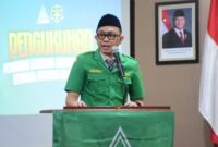 Ketua PW GP Ansor Bali menegaskan bahwa kaderisasi adalah nyawa organisasi dalam sebuah agenda kaderisasi di Bali. ®okedailybali [Foto: Dok. GP Ansor Bali]
