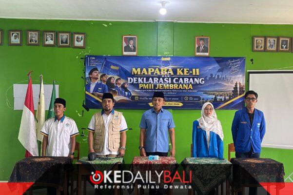PC PMII Jembrana resmi menggelar MAPABA dan Deklarasi sebagai komitmen membangun gerakan kritis dan berintegritas di Jembrana. ®okedailybali [Foto: Dok. PMII Jembrana]