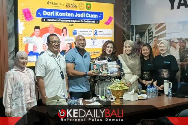Yayasan De Gadjah berkolaborasi dengan Folago dan TikTok menggelar pelatihan untuk Gen Z dan UMKM Bali bertema Dari Konten Jadi Cuan. ®okedailybali [Foto: Dok. De Gadjah]